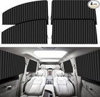 ZATOOTO Window Shades for Car Camping - Privacy Cover and Side Blinds - Protection from Heat and UV for Kids, Family, Pets