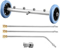 RIDGE WASHER 16 Inch Undercarriage Car Washer, Pressure Washer Under Car Cleaner with 3 Pcs Extension Wand, 4000 PSI