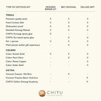 CHIYU Kintsugi Repair kit: Modern Repair Kit - Gold - Gold Glue - Food Safe - Dishwasher Safe - The Most Complete and Durable Kintsugi kit