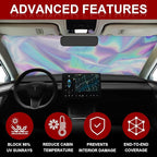 Car Windshield Sunshade for Tesla Model Y/3 - Folding Front Window Sun Shade Cover with Upgraded UV Protection Fabric, Professional Accessories for Tesla Model 3/Y 2016 to 2026 with a Storage Bag