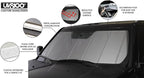 Covercraft UVS100 Custom Sunscreen | Fits 2014-2020 Nissan Rogue | Silver