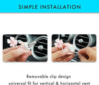 Cute Car Air Freshener Vent Clip, Piggy with Spinning Fan for Dashboard Decorations, Pink Car Accessories for Women & Girl
