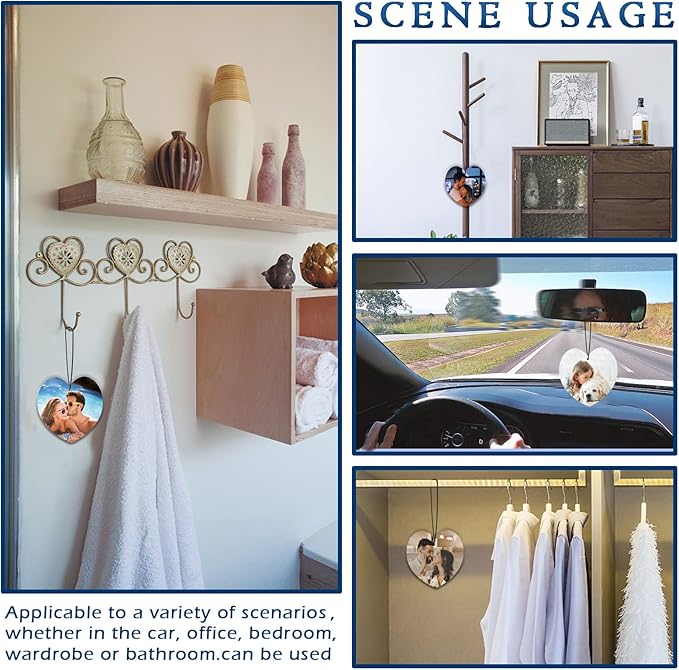 Custom Air Freshener for Car - Personalized Air Freshener for Car with Photo, Smell Air Fresheners with Picture for Hanging Ornaments (Unique Scented Gift)