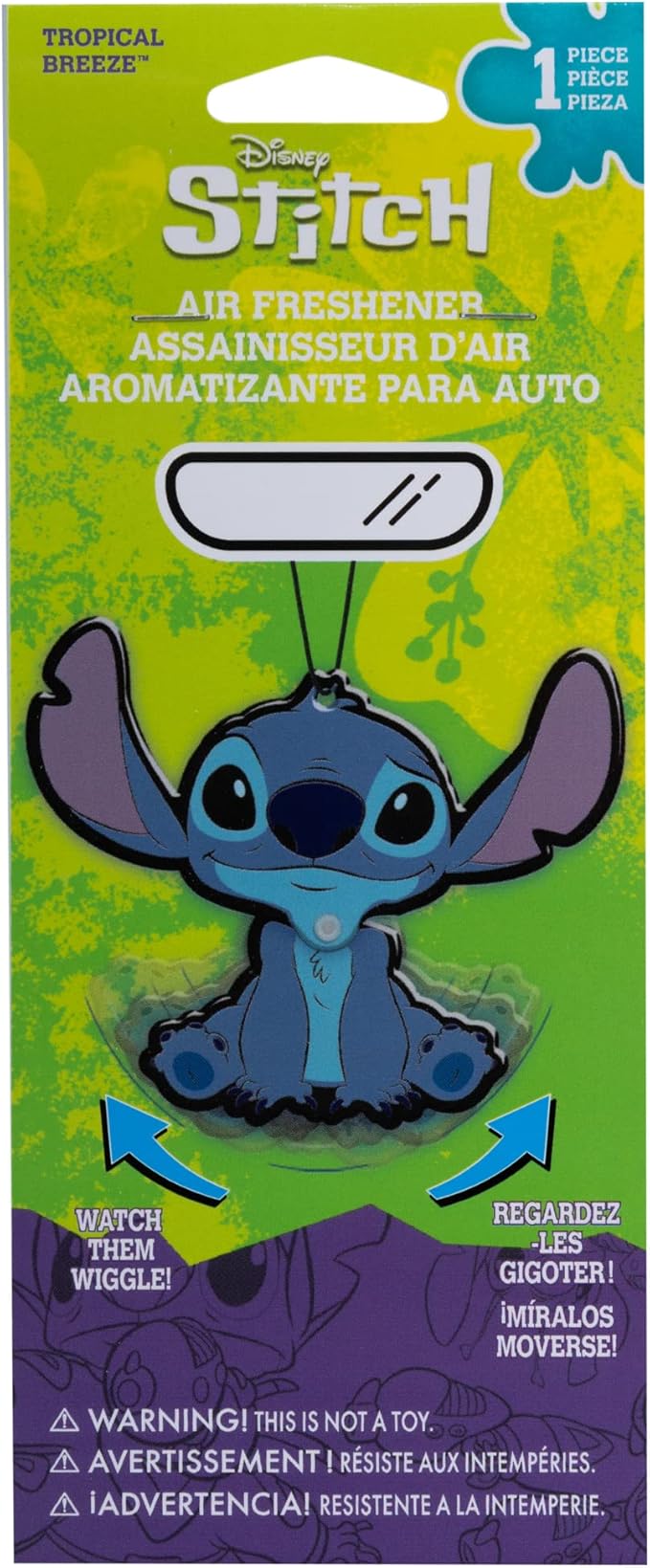 Plasticolor 005435R01 Stitch Wiggler Air Freshener