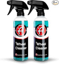 Adam's Polishes Wheel Cleaner 2-Pack - Tough Wheel Cleaning Spray for Car Wash | Rim Cleaner & Brake Dust Remover | Safe On Chrome Clear Coated & Plasti Dipped Wheels | Use w/Wheel Brush
