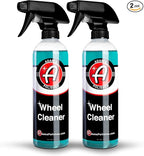 Adam's Polishes Wheel Cleaner 2-Pack - Tough Wheel Cleaning Spray for Car Wash | Rim Cleaner & Brake Dust Remover | Safe On Chrome Clear Coated & Plasti Dipped Wheels | Use w/Wheel Brush