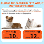 Petskd Top-Expandable Pet Carrier 18x11x11 Inches Delta American United Airline Approved, Soft-Sided Carrier for Small Cats and Dogs with Locking Safety Zippers and Anti-Scratch Mesh(Grey)