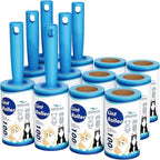 Lint Rollers for Pet Hair Extra Sticky, 1200 Sheets Mega Value Set Lint Rollers for Pet Hair Removal, Dog and Cat Lint Remover for Clothes, Furniture, Carpet