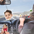 Custom Air Fresheners with Picture, Personalized Pictures Ornament - Double Sided, Photo air freshener for Car Wardrobe Bathroom Hanging Ornaments Boyfriends Gifts