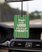 Inspirational Christian Car Air Freshener 4 Pcs Coconut Scented, Preppy Religious Car Accessories Mirror Decor for Women, Girly Christian Hanging Air Freshener for Cars Closet Drawer Books