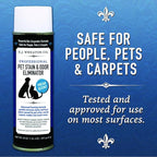 E.J. Wheaton - Pet Stain Odor Eliminator, Professional Strength Enzyme Cleaner for Dog and Cat Urine and More, Large Aerosol Spray, 20 Oz. Can