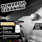 FENG PAI Foam Cannon for Pressure Washer, Car Wash Snow Foam Cannon Lance Pressure Washer Soap Dispenser with Adjustable Thick Foam, 1/4 Quick Connector, 1L