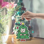 Custom Car Air Freshener - Double Sided Photo Personalized Smell Fresheners With Picture Text for Car Wardrobe Bathroom (Christmas Tree - 6pcs)