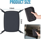 Car Ceiling Cargo Net,Reinforced Heavy-Duty Double-Layer Mesh Storage Bag,Large-Capacity Anti-Sagging Luggage Net for SUVs, Sedans Road Trips, Camping