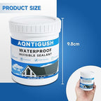21oz Transparent Waterproof Sealant Coating Invisible Waterproof Agent, Waterproofing Adhesive for Roofs, Walls, Bathroom, Shower, Wood, Indoor & Outdoor Water Proof Clear Paint Sealer 600g