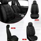 TTX LIGHTING Car Seat Covers fit for Nissan Maxima 2011-2023 Front Seat: Premium Leather Automotive Seat Cover with Airbag Compatible Waterproof (2 Seats, Black)