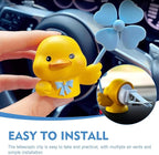 MLY Cute Duck Car Air Freshener Vent Clips, Rotating Windmill Car Vent Air Clips, Creative Fan Outlet Vent Fresheners, Ducks Animal Auto Dashboard Trim Clip, Interior Decoration Accessories (Duck)