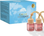 HoogaLife Car Air Freshener Diffuser 2 Pack Hanging Air Freshener Diffuser - Pink Sparkle Champagne Fragrance Oil Air Diffuse r for Car, 45+ Days Long Lasting Fragrance Made in USA (P38 SP)