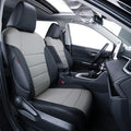 coverdream Custom Fit Seat Covers for Toyota RAV4 Limited,XLE,SE,Platinum,Adventure 2013 2014 2015 2016 2017 2018,Full Coverage Leather Seat Protector (Full Set,Black/Gray)