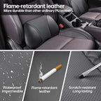 1p Memory Foam Lumbar Support Pillow for car Lower Back Pain Relief - Back Cushion for Driving, Chair Support for Car-Office Chair（Black）