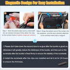 XCBYT Forester Window Shades for 2019-2024, 4PCS Side Window Sun Shades with Breathable Mesh, Magnetic Car Window Covers for Baby & Privacy, UV Protection & Heat Insulation