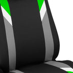 FH Group Automotive Seat Covers Airbag Compatible Front Seats Only Universal Fit Interior Accessories Cars Premium Modernistic Green Seat Covers Car Accessories for Vans Trucks SUV Car Accessories