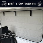 VanEssential Insulated Magnetic Blackout Window Cover Designed for Mercedes-Benz NCV3 & VS30 Crew Window with Bare Metal Window Frame ONLY (Van Years 2007 to Current Model) - Charcoal Gray