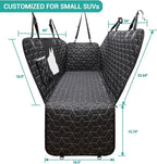 Dog Seat Covers for Back Seat,Pet Hammock for Cars, Waterproof Backseat Cover for Dogs in Car, Heavy Durable Car Hammock for SUV with Mesh Window, Non Slip Dog Car Seat Covers for Small SUV,RAV4,CRV