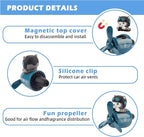 2pcs Bear Pilot Car Air Fresheners Cute Cartoon Automotive Air Outlet Propeller Car Diffuser Creative Car Perfume Decoration for Car Vent Clips for Women Men Cool Car Accessories (Bear + Teddy Bear)