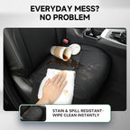 GIANT PANDA Rav4 Seat Covers Custom Fit for Toyota Rav4 2013 2014 2015 2016 2017 2018 2019(LE SE XLE XSE Limited Premium) No-Removal Seat Design,Installation-Friendly,Faux Leather