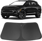 Windshield Sun Shade Custom Fit for 2024 2025 2026 Chevrolet Chevy Equinox EV Accessories Foldable Sunshade Sun Blocker Protect Car from Sun Rays & Heat Damage Keep Car Cooler