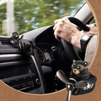 Tallew Car Air Freshener Cute Bear Car Vent Clip Diffuser with Rotating Propeller Outlet Vent 2.5" x 2.4" x 2.1" Easy to Install Included 2 Scents Aroma Tablets Aromatherapy Ornament Auto Accessories