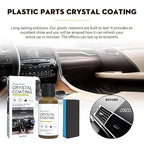 Crystal Coating for Car, Plastic Parts Refresher, Great Gloss Protection (3PCS)