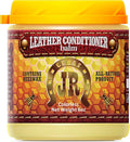 JR Leather Conditioner with Beeswax 6oz – All Natural, Non-Toxic | Restores & Protects Leather for Couches, Car Seats, Purses, Boots & Saddles