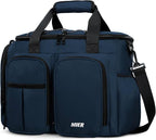 MIER Lunch Box for Men Heavy Duty Insulated Lunch Bag 20 Cans Large Leakproof Soft Cooler Bags with Multiple Pockets for Picnic Work Travel (Navy Blue)