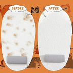 Abbylike 3 Pcs Pet Hair Remover Pumice Stone Car Pet Hair Removal Tool for Bedding Carpet Couch Furniture Cleaning (6.1 x 2.56 x 1.4 Inch,Gray)