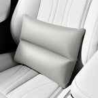 Car Lumbar Support Reversible Design Fixes Waist Gap Improves Driving Comfort Double-Sided Perforated enhances air Circulation Durable maintains Shape Long Lasting use 1P(Grey)