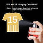 50 pcs Sublimation Ornaments Blank,Sublimation air fresheners Blanks,Sublimation Blanks Products DIY Air Freshener for Car and Home Hanging Decoration Sublimation car freshener Blanks