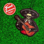 Fresh Fresheners Cute Funny and Aesthetic Car Air Fresheners 4-pack Scented With Premium Oils (Mariachi Skull)
