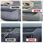 Dashboard Scratch Repair Kit Car Interior Scratch Remover 100g Dashboard Restorer Interior with Sponge Car Parts Refurbish Wax for Minor Scratches Repair, Safe for All Vehicles
