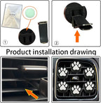 6 Pcs Dog Paw Air Vent Clips, Cute Dog Cat Print Car Air Fresheners Vent Clips Funny Car Decoration Interior Decor Accessories for Women Men