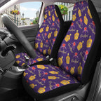 GENANY Royal Whisky Car Seat Covers Set of 2, Breathable Front Seat Covers for Truck Sedan SUV, Purple Car Accessories, Wine Themed Gift for Women Men