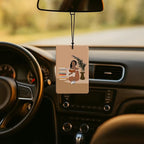 Boho Black Women Reading Car Air Freshener 4 Pcs, Book Lover Gifts Air Freshener Hanging for Cars Books Closet Drawer, Boho Neutral Car Accessories Gifts for Black Women Girls