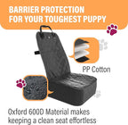 Active Pets Dog Car Seat Cover, Waterproof Front Seat Protector for SUV Truck Sedan, Pet Safety Travel Comfort System with Universal Fit, Pink