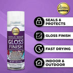 Aleene's Acrylic Spray Sealer Finish Varitey Pack 4 oz. 3 Pack - Gloss, Matte, Pearlescent