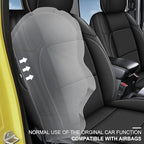 AOMSAZTO Seat Covers for Jeep Wrangler JK: 2011 2012 4-Door Leather Car Seat Covers Full Set