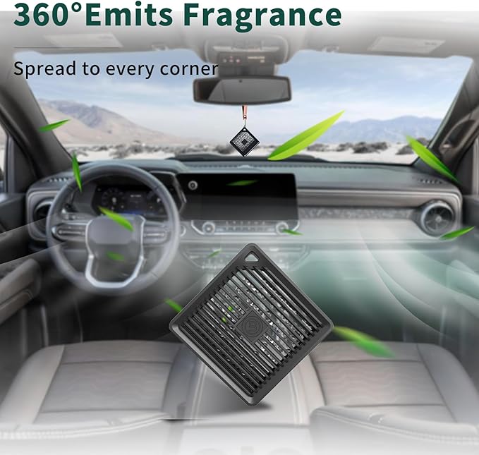 Kwak's Car Air Freshener,Rearview Mirror Hanging Air Freshener, Adopting persistent fragrance locking technology(After Rain)