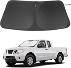 Windshield Sun Shade Custom Fit for 2006-2021 Nissan Frontier Accessories Foldable Sunshade Sun Blocker Protect Car from Sun Rays & Heat Damage Keep Car Cooler