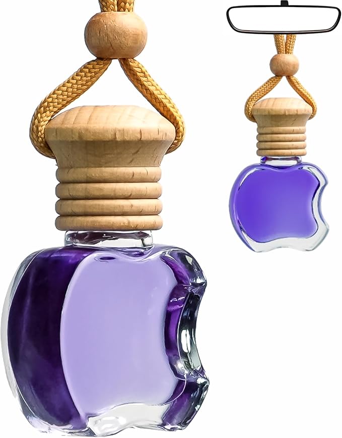 Kabod Lavender Vanilla Car Air Freshener | Hanging Essential Oil Diffuser | Natural Odor Eliminator | Long-Lasting Fragrance | 10 ml