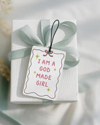 Pastel Christian Car Air Freshener 4 Pcs Coconut Scented, Faith Based Girly Car Accessories Mirror Decor for Women, Religious Bible Verse Hanging Air Freshener for Cars Closet Drawer Books
